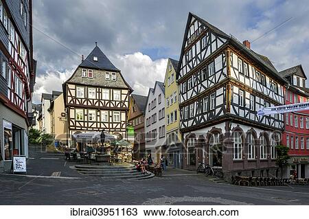 "Half-timbered houses, Eisenmarkt square, old town, Wetzlar, Hesse, Germany, Europe" View Large Photo Image Stock Image - "Half-timbered houses, Eisenmarkt square, old town, Wetzlar, Hesse, Germany, Europe". Fotosearch