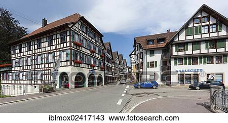 Half-timbered houses in Schiltach in the Kinzig Valley, Black Forest, Baden-Wuerttemberg, Germany, Europe, PublicGround, Europe View Large Photo Image Stock Image - Half-timbered houses in Schiltach in the Kinzig Valley, Black Forest, Baden-Wuerttemberg, Germany, Europe, PublicGround, Europe. Fotosearch