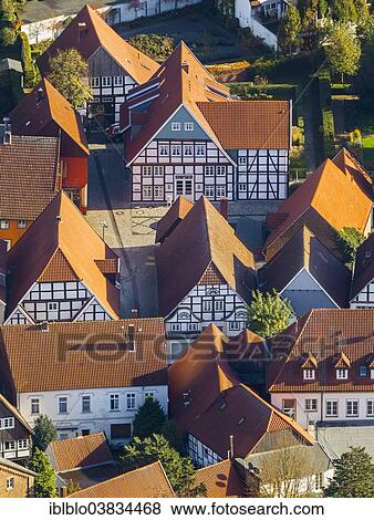 "Half-timbered houses in the historic centre of Rietberg, Ostwestfalen-Lippe, North Rhine-Westphalia, Germany, Europe" View Large Photo Image Stock Photo - "Half-timbered houses in the historic centre of Rietberg, Ostwestfalen-Lippe, North Rhine-Westphalia, Germany, Europe". Fotosearch