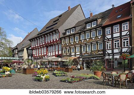 "Half-timbered houses in the market square, Einbeck, Lower Saxony, Germany, Europe" View Large Photo Image Stock Photograph - "Half-timbered houses in the market square, Einbeck, Lower Saxony, Germany, Europe". Fotosearch