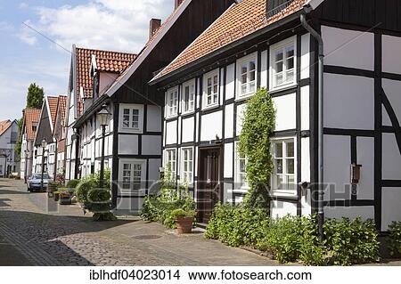 "Half-timbered houses in the old town, Rheda-Wiedenbruck, North Rhine-Westphalia, Germany, Europe" View Large Photo Image Picture - "Half-timbered houses in the old town, Rheda-Wiedenbruck, North Rhine-Westphalia, Germany, Europe". Fotosearch
