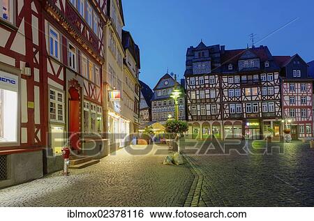 "Half-timbered houses on the market square in the city centre of Butzbach, Hesse, Germany, Europe, PublicGround, Europe" View Large Photo Image Stock Photograph - "Half-timbered houses on the market square in the city centre of Butzbach, Hesse, Germany, Europe, PublicGround, Europe". Fotosearch