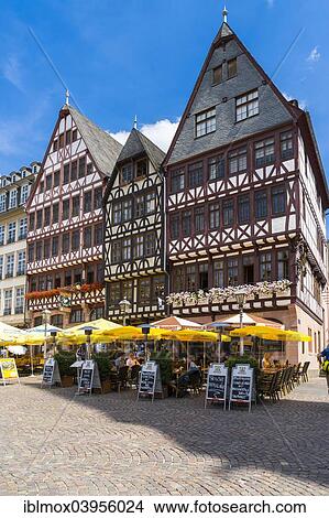 "Half-timbered houses, Romerberg square, Frankfurt am Main, Hesse, Germany, Europe" View Large Photo Image Picture - "Half-timbered houses, Romerberg square, Frankfurt am Main, Hesse, Germany, Europe". Fotosearch