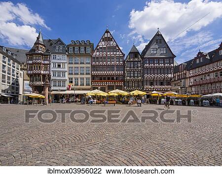 "Half-timbered houses, Romerberg square, Frankfurt am Main, Hesse, Germany, Europe" View Large Photo Image Stock Image - "Half-timbered houses, Romerberg square, Frankfurt am Main, Hesse, Germany, Europe". Fotosearch