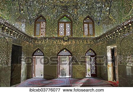 "Hall of Mirrors, Shah Cheragh Mausoleum, Shiraz, Fars Province, Persia, Iran, Asia" View Large Photo Image Stock Photo - "Hall of Mirrors, Shah Cheragh Mausoleum, Shiraz, Fars Province, Persia, Iran, Asia". Fotosearch