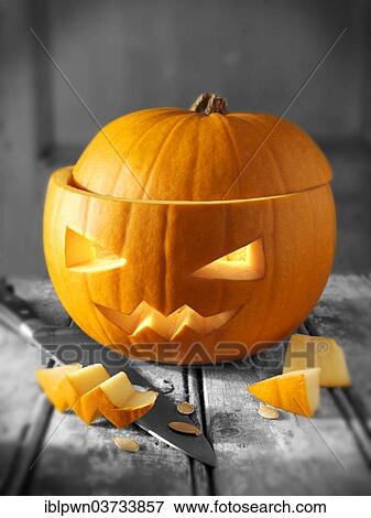 Stock Photo - Halloween pumpkin. Fotosearch