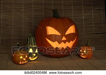 Halloween pumpkins View Large Photo Image Stock Photograph - Halloween pumpkins. Fotosearch