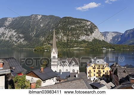 "Hallstatt, Lake Hallstatt or Hallstatter See, Salzkammergut, UNESCO world heritage site Hallstatt-Dachstein Salzkammergut, Upper Austria, Austria, Europe" View Large Photo Image Stock Image - "Hallstatt, Lake Hallstatt or Hallstatter See, Salzkammergut, UNESCO world heritage site Hallstatt-Dachstein Salzkammergut, Upper Austria, Austria, Europe". Fotosearch