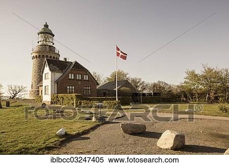 "Hammeren lighthouse, Bornholm, Allinge-Sandvig |Allinge-Sandvig, Region Hovedstaden, Denmark, Europe" View Large Photo Image Stock Photography - "Hammeren lighthouse, Bornholm, Allinge-Sandvig |Allinge-Sandvig, Region Hovedstaden, Denmark, Europe". Fotosearch