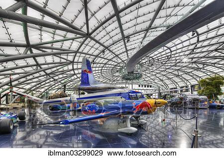 Stock Photo - "Hangar-7 aircraft museum, Maxglan, Salzburg, Salzburg State, Austria, Europe". Fotosearch