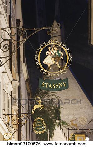 "Hanging sign, fashion guild sign, Getreidegasse, historic center, Salzburg, Salzburg State, Austria, Europe" View Large Photo Image Stock Photograph - "Hanging sign, fashion guild sign, Getreidegasse, historic center, Salzburg, Salzburg State, Austria, Europe". Fotosearch