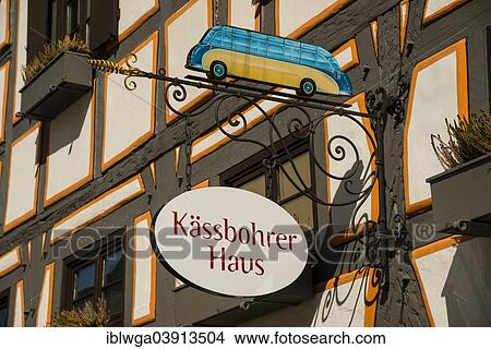 "Hanging sign, Kassbohrer Haus, Setra Museum, Fischerviertel, Fishermen's Quarter, Ulm, Baden-Wurttemberg, Germany, Europe" View Large Photo Image Picture - "Hanging sign, Kassbohrer Haus, Setra Museum, Fischerviertel, Fishermen's Quarter, Ulm, Baden-Wurttemberg, Germany, Europe". Fotosearch