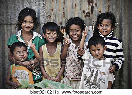 "Happy children in Cambodia, Southeast Asia, Asia" View Large Photo Image Stock Photography - "Happy children in Cambodia, Southeast Asia, Asia". Fotosearch