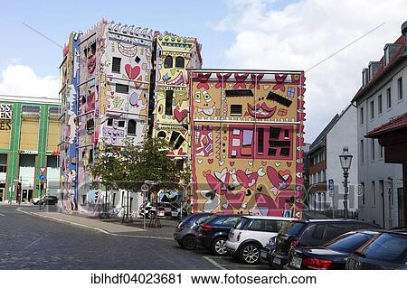 Stock Image - "Happy Rizzi House, Braunschweig, Lower Saxony, Germany, Europe". Fotosearch
