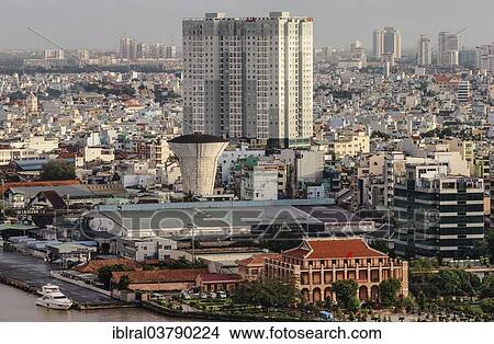"Harbor, houses in District 6, Ho Chi Minh City, Vietnam, Asia" View Large Photo Image Picture - "Harbor, houses in District 6, Ho Chi Minh City, Vietnam, Asia". Fotosearch