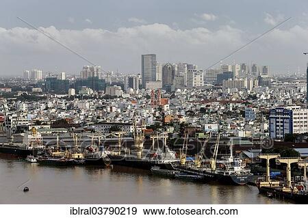 "Harbor, houses in District 6, Ho Chi Minh City, Vietnam, Asia" View Large Photo Image Stock Photo - "Harbor, houses in District 6, Ho Chi Minh City, Vietnam, Asia". Fotosearch