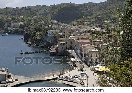 "Harbor of Lipari town, Lipari island, UNESCO World Heritage site, Aeolian Islands, Italy, Europe" View Large Photo Image Stock Image - "Harbor of Lipari town, Lipari island, UNESCO World Heritage site, Aeolian Islands, Italy, Europe". Fotosearch