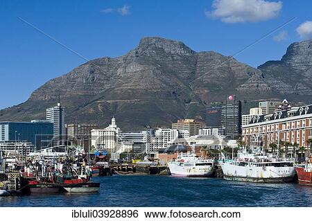 "Harbour and highrise buildings from V&A Waterfront, Cape Town, Western Cape, South Africa, Africa" View Large Photo Image Stock Photograph - "Harbour and highrise buildings from V&A Waterfront, Cape Town, Western Cape, South Africa, Africa". Fotosearch