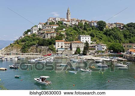 "Harbour and historic town centre of Vrbnik, Vrbnik, Krk, Kvarner Gulf, Croatia, Europe" View Large Photo Image Stock Image - "Harbour and historic town centre of Vrbnik, Vrbnik, Krk, Kvarner Gulf, Croatia, Europe". Fotosearch