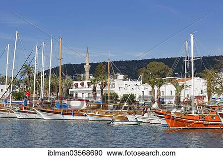 "Harbour, Bodrum, Mugla Province, Aegean region, Turkey, Asia" View Large Photo Image Stock Image - "Harbour, Bodrum, Mugla Province, Aegean region, Turkey, Asia". Fotosearch