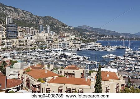 "Harbour, Cote d'Azur, Monaco, Europe" View Large Photo Image Stock Photo - "Harbour, Cote d'Azur, Monaco, Europe". Fotosearch