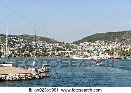 "Harbour entrance of Bodrum, Mugla Province, Turkish Aegean, Turkey, Asia" View Large Photo Image Stock Image - "Harbour entrance of Bodrum, Mugla Province, Turkish Aegean, Turkey, Asia". Fotosearch