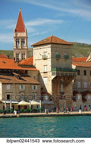 "Harbour front, Trogir, Croatia, Europe" View Large Photo Image Stock Image - "Harbour front, Trogir, Croatia, Europe". Fotosearch