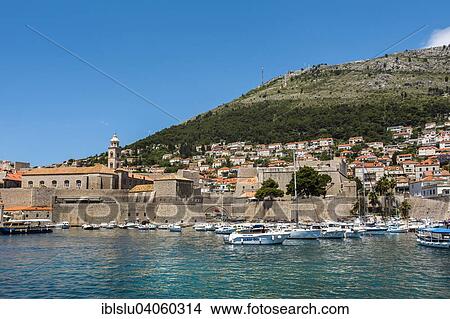 "Harbour, historic centre, Dubrovnik, Adriatic, Dalmatia, Croatia, Europe" View Large Photo Image Picture - "Harbour, historic centre, Dubrovnik, Adriatic, Dalmatia, Croatia, Europe". Fotosearch