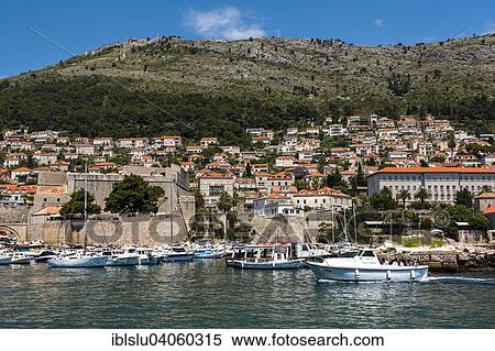 "Harbour, historic centre, Dubrovnik, Adriatic, Dalmatia, Croatia, Europe" View Large Photo Image Stock Photography - "Harbour, historic centre, Dubrovnik, Adriatic, Dalmatia, Croatia, Europe". Fotosearch