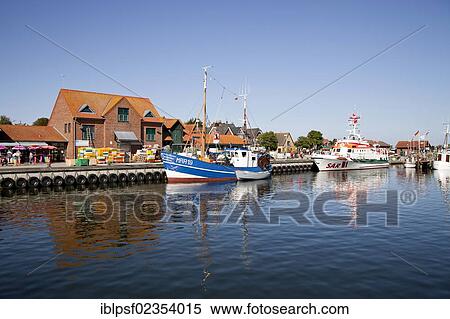 "Harbour in the fishing village of Maasholm, Schleswig-Holstein, Germany, Europe" View Large Photo Image Stock Photography - "Harbour in the fishing village of Maasholm, Schleswig-Holstein, Germany, Europe". Fotosearch
