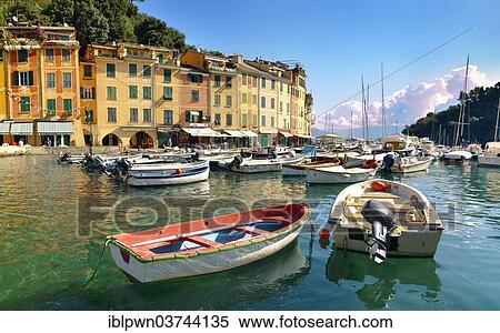 "Harbour of Portofino, Liguria, Italy, Europe" View Large Photo Image Stock Photography - "Harbour of Portofino, Liguria, Italy, Europe". Fotosearch