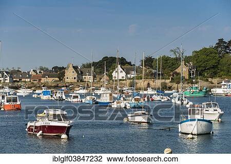 "Harbour, Ploumanac’h, Cote de Granit Rose, Brittany, France, Europe" View Large Photo Image Stock Image - "Harbour, Ploumanac’h, Cote de Granit Rose, Brittany, France, Europe". Fotosearch