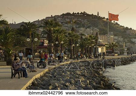 "Harbour promenade, Kusadasi, Aydin Province, Turkey, Asia" View Large Photo Image Stock Photograph - "Harbour promenade, Kusadasi, Aydin Province, Turkey, Asia". Fotosearch