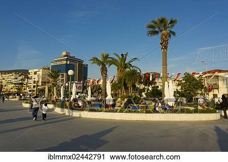 "Harbour promenade of Kusadasi, Aydin Province, Turkey, Asia" View Large Photo Image Stock Image - "Harbour promenade of Kusadasi, Aydin Province, Turkey, Asia". Fotosearch