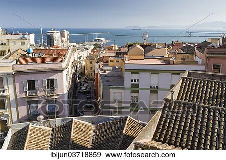 "Harbour quarter and harbour, Cagliari, Sardinia, Italy, Europe" View Large Photo Image Stock Photo - "Harbour quarter and harbour, Cagliari, Sardinia, Italy, Europe". Fotosearch