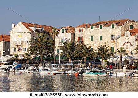 "Harbour, Supetar, island of Brac, Dalmatia, Croatia, Europe" View Large Photo Image Stock Photo - "Harbour, Supetar, island of Brac, Dalmatia, Croatia, Europe". Fotosearch