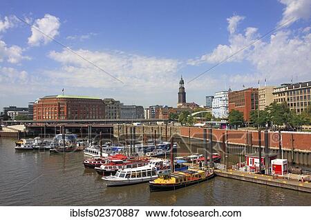 "Harbour view, in the back St. Michael's Church or so-called Michel, Hamburg, Germany, Europe" View Large Photo Image Stock Photo - "Harbour view, in the back St. Michael's Church or so-called Michel, Hamburg, Germany, Europe". Fotosearch