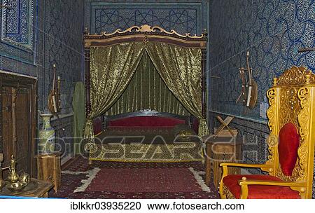 Stock Image - "Harem area, Tasch-Hauli Palace, Itchan Kala, Khiva, Uzbekistan, Asia". Fotosearch