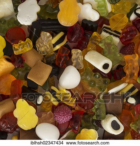 Picture - "Haribo sweets, full frame". Fotosearch