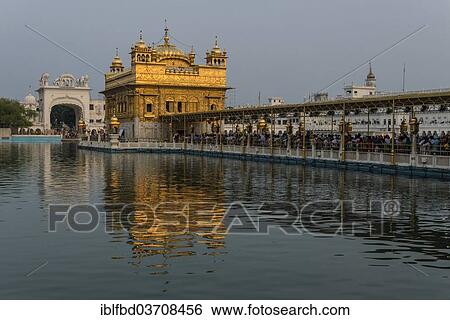 "Harmandir Sahib or Golden Temple, a holy Sikh temple, Amritsar, Punjab, India, Asia" View Large Photo Image Stock Photograph - "Harmandir Sahib or Golden Temple, a holy Sikh temple, Amritsar, Punjab, India, Asia". Fotosearch