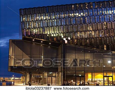 "HARPA, Reykjavik concert hall and conference centre, Reykjavik, Reykjavikurborg, Reykjavik, Iceland, Europe" View Large Photo Image Stock Photo - "HARPA, Reykjavik concert hall and conference centre, Reykjavik, Reykjavikurborg, Reykjavik, Iceland, Europe". Fotosearch