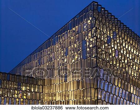 "HARPA, Reykjavik concert hall and conference centre, Reykjavik, Reykjavikurborg, Reykjavik, Iceland, Europe" View Large Photo Image Stock Photograph - "HARPA, Reykjavik concert hall and conference centre, Reykjavik, Reykjavikurborg, Reykjavik, Iceland, Europe". Fotosearch