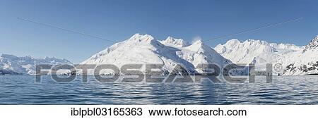 "Harriman Glacier on the left and Surprise Glacier on the right, at the head of Harriman Fjord, Chugach Mountains, Prince William Sound, Alaska, United States, North America" View Large Photo Image Stock Image - "Harriman Glacier on the left and Surprise Glacier on the right, at the head of Harriman Fjord, Chugach Mountains, Prince William Sound, Alaska, United States, North America". Fotosearch