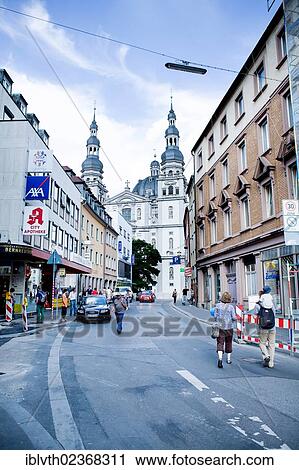 "Haug Collegiate Church, view from Barbarossaplatz square in Wuerzburg, Bavaria, Germany, Europe" View Large Photo Image Stock Image - "Haug Collegiate Church, view from Barbarossaplatz square in Wuerzburg, Bavaria, Germany, Europe". Fotosearch