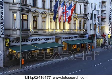 Haus am Checkpoint Charlie, border crossing, Berlin, Germany, Europe View Large Photo Image Stock Photo - Haus am Checkpoint Charlie, border crossing, Berlin, Germany, Europe. Fotosearch