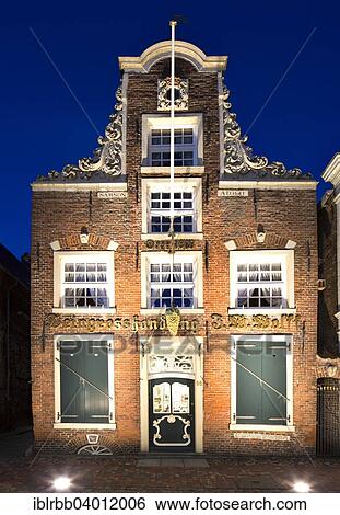 Stock Photograph - "Haus Samson, museum of living culture in the 18th and 19th centuries, Rathausstrasse street, old town, Leer, East Frisia, Lower Saxony, Germany, Europe". Fotosearch
