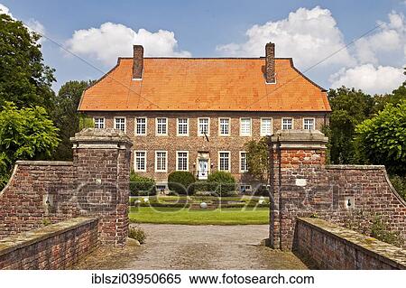 Haus Venne Moated Castle Drensteinfurt Munsterland North Rhine