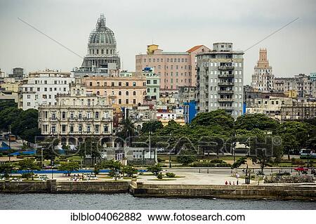 "Havana Bay, harbour bay of Old Havana with the Malecon, Capitol Nacional, La Habana, Havana, Cuba, North America" View Large Photo Image Stock Image - "Havana Bay, harbour bay of Old Havana with the Malecon, Capitol Nacional, La Habana, Havana, Cuba, North America". Fotosearch