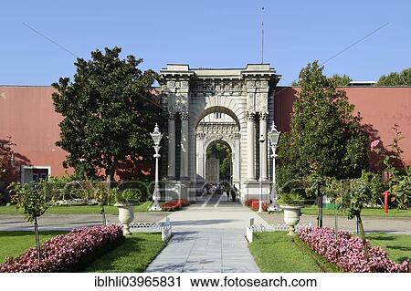 "Hazine-i Hassa or Gate of the Treasury, Dolmabahce Palace or Dolmabahce Sarayi, Besiktas, Istanbul, European side, Istanbul Province, Turkey, Asia" View Large Photo Image Stock Image - "Hazine-i Hassa or Gate of the Treasury, Dolmabahce Palace or Dolmabahce Sarayi, Besiktas, Istanbul, European side, Istanbul Province, Turkey, Asia". Fotosearch