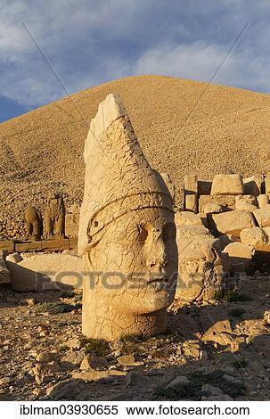 "Head of Antiochus, western terrace, grave of Antiochus, Mount Nemrut, Nemrut Dagi, Adiyaman province, Southeastern Anatolia Region, Anatolia, Turkey, Asia" View Large Photo Image Stock Photography - "Head of Antiochus, western terrace, grave of Antiochus, Mount Nemrut, Nemrut Dagi, Adiyaman province, Southeastern Anatolia Region, Anatolia, Turkey, Asia". Fotosearch